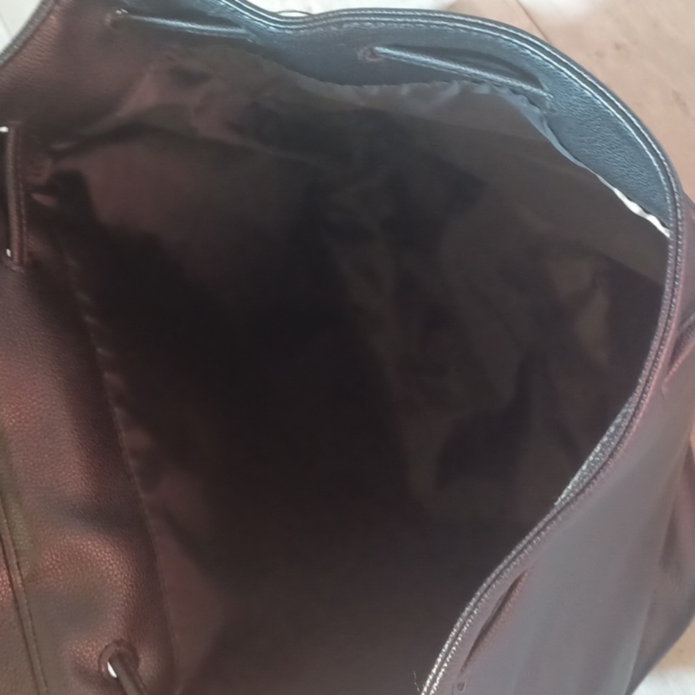 Victoria's Secret Black Drawstring Backpack - Picture 6 of 6